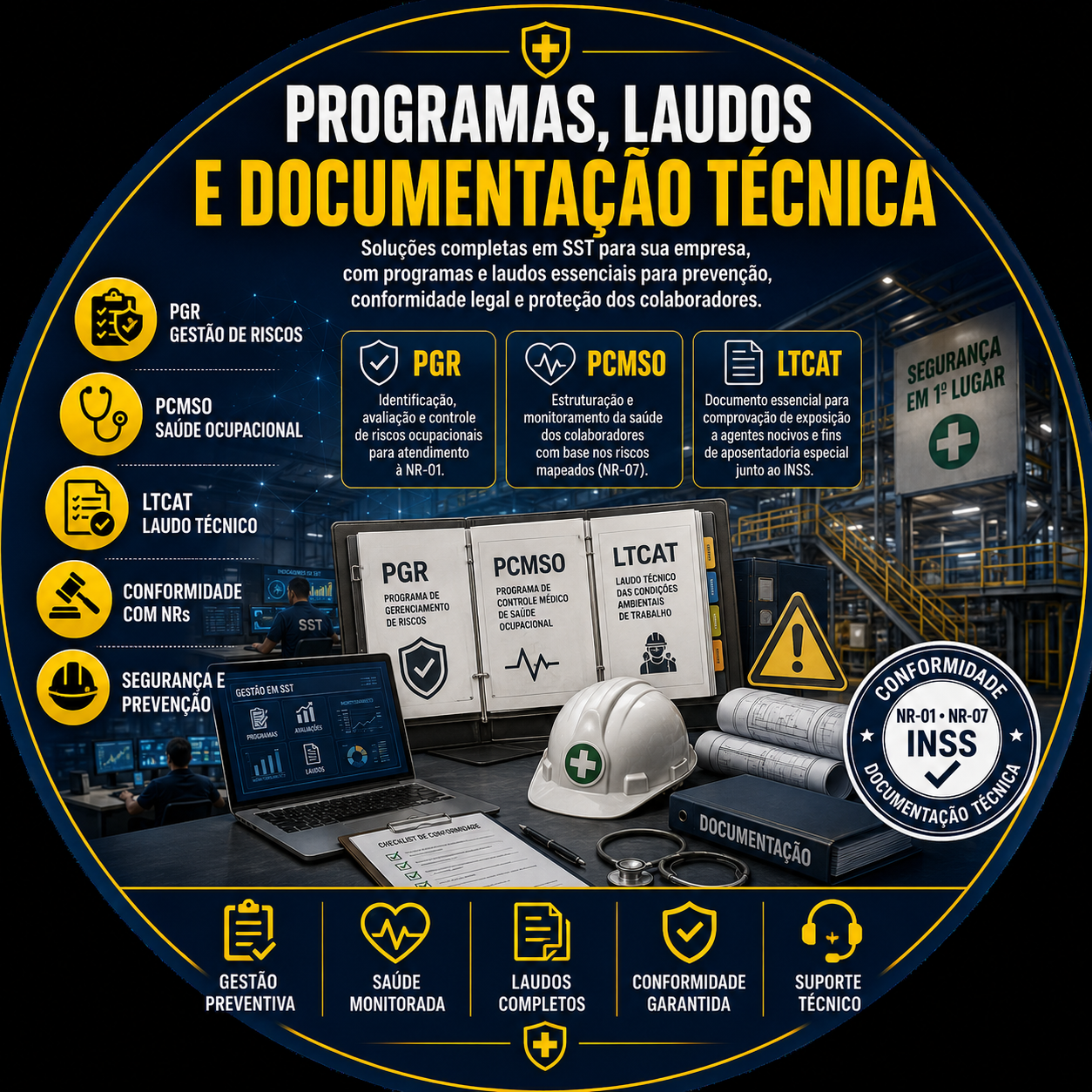 Programas, Laudos e Documentação Técnica