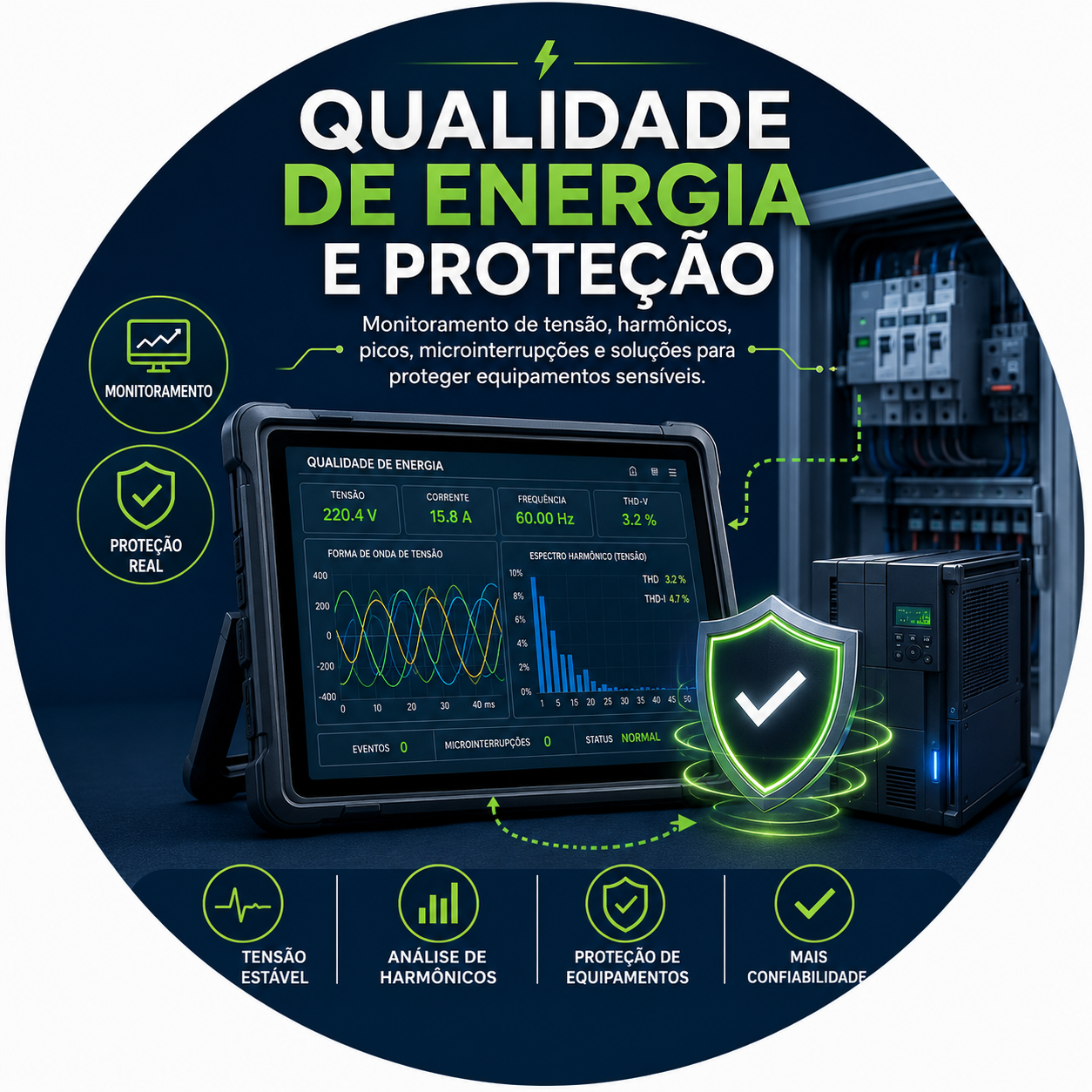 Qualidade de energia e proteção